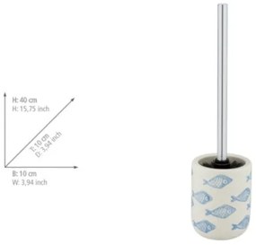 WENKO 24313100 - WC kefa AQUAMARIN 10x40 cm béžová