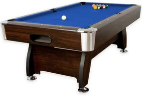 GamesPlanet® biliardový stôl PREMIUM, modrý, 8 ft
