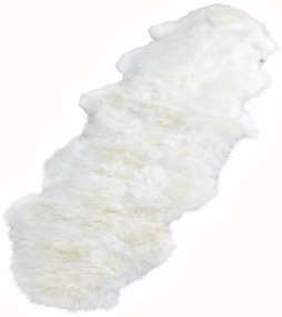 Biela ovčia kožušina Native Natural Double, 60 x 240 cm