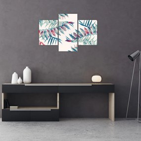 Obraz - Tropické listy (90x60 cm)