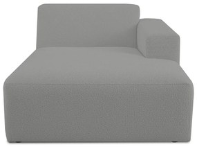 Sivý modul pohovky z textílie buklé (pravý roh) Roxy – Scandic