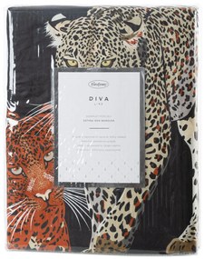 SATÉNOVÉ OBLIEČKY DIVA16 200X220 CM, 2KS 70X80 CM VZOROVANÉ