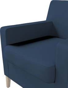 Poťah na kreslo Karlstad farba produktu tmavomodrá