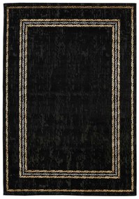 Lalee Kusový koberec Marmaris 404 Black Rozmer koberca: 80 x 150 cm