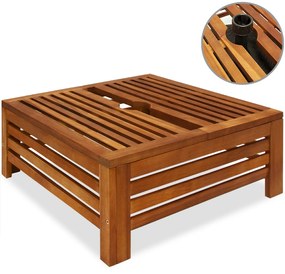 InternetovaZahrada Kryt stojanu na slnečník 62x62x26 cm - agát