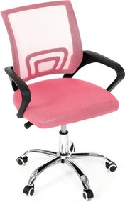 Detská otočná stolička ružová KA-L103 PINK