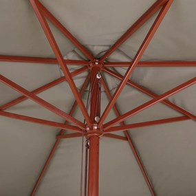 InternetovaZahrada Záhradný slnečník Ø330 cm - taupe