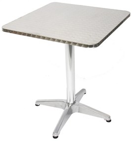 Hlinikový bistro stôl 11356, štvorec - v70 x 60 x 60 cm