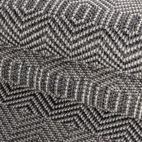 Ayyildiz, Kusový koberec Aruba 4903 grey – na von aj na doma, 80x250, šedá, chodba / predsieň