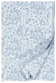 Ľanový obrus Niitty 150x260, modrý rain
