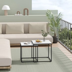 Sada 2 ks konferenčných stolíkov QUADRO, biele