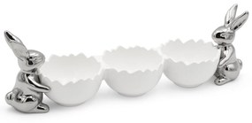 VEĽKONOČNÁ KERAMICKÁ MISA EASTER10 41X13 CM VIACFAREBNÁ