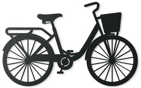 drevko Nálepka na stenu Retro bicykel Rozmer obrazu: 40,5 x 65 cm, Farba dekorácie: Čierna