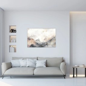 Obraz - Abstrakcia hôr s textúrou mramoru (90x60 cm)