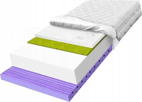 Penový matrac 180x200 antialergický, tráva s pamäťovým jódom H2 25 cm