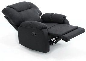 BONTEC Relaxačné kreslo, béžová, látka, TV-4088 CRM2 Farba: Šedá