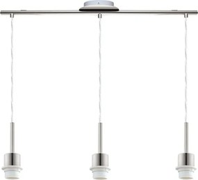 Brilagi - LED luster na lanku NUBILA 3xE27/60W/230V antracit