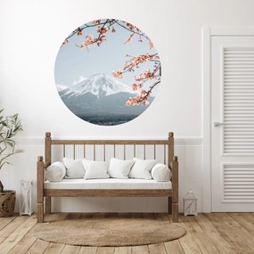 PIPPER. Textilná kruhová nálepka na stenu "Japonsko" Veľkosť: 120 cm