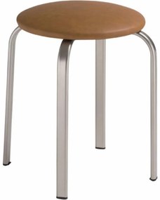 Stolička Rondo silver svetlo hnedá V-62