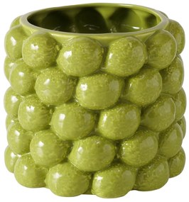 KERAMICKÝ KVETINÁČ LIME 14X16 CM ZELENÁ