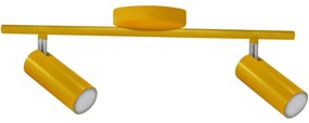 PLX Nástenné / stropné bodové LED osvetlenie GOBLIN, 9W, teplá biela, žlté
