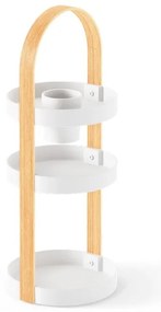Drevený kúpeľňový organizér v bielo-prírodnej farbe Bellwood - Umbra