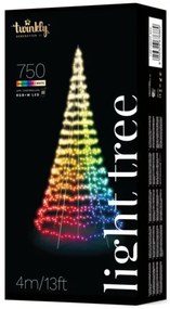 Twinkly TWP750SPP-BEU- LED RGBW Vonkajší vianočný stromček 750xLED 4m IP44 Wi-Fi