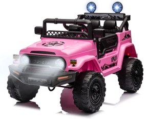 Elektrické autíčko Toyota FJ Cruiser ružové