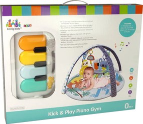 LEAN Toys Koala Vzdelávacia penová podložka Melódie prívesky