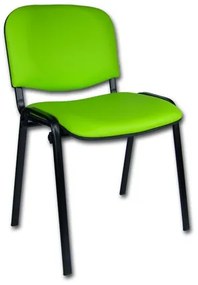 Konferenčná stolička ISO eko-koža Žltozelená D5 EKO