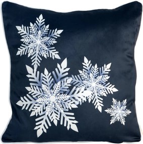 VIANOČNÁ DEKORAČNÁ OBLIEČKA NA VANKÚŠ CAROL02 60X60 CM VZOROVANÁ
