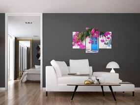 Obraz - Tradičný grécky dom (90x60 cm)