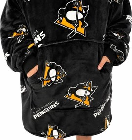 Mikinová televízna deka NHL Pittsburgh Penguins – veľ. S
