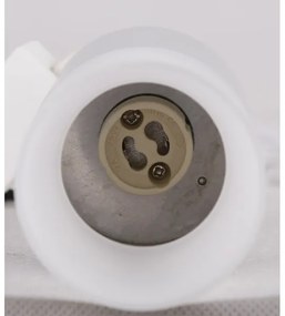 Bodové svietidlo TUBA 1xGU10/15W/230V šedá/biela