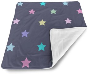 Sablio Deka pre bábätko Hviezdy na modrej - 80x100 cm