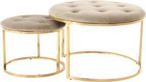 XXXLutz SADA TABURETIEK, 40/60/32/41/40/60 cm MID.YOU - Kreslá - 005937038703
