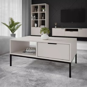 Konferenční stolek Austin 80 cm kašmír/černá