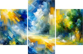 Obraz - Abstraktný slnečný deň (90x60 cm)