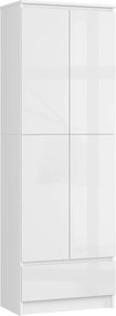 Skriňa Rexa 60 cm biela lesk