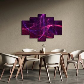 Abstraktný obraz kriviek (150x105 cm)