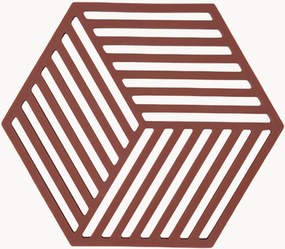 Silikónové podložky pod poháre Hexagon, 6 ks