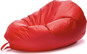 INTERMEDIC SK - Sedací vak Mega Sako z ekokože 135x85 cm | relaxačné a pôrodné kreslo, 335 l Farba: E01 - Biela (ekokoža)