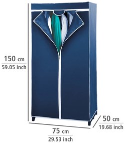 Wenko Skladací šatník z recyklovanej tkaniny Air,150 x 50 x 75 cm