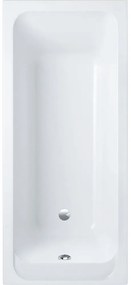 VILLEROY &amp; BOCH Architectura pravouhlá vaňa akrylátová, odtok zboku, 1700 x 750 x 480 mm, biela alpská, UBA170ARA2V-01