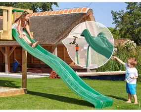 Ihrisko Jungle Cubby so šmykľavkou a modulom 2-Swing Frame 2.0