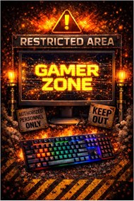 Protišmykový herný koberec Restricted