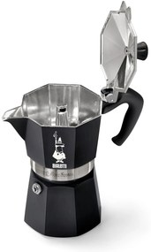 Kávovar na moka kávu Bialetti Moka Express, 190 ml, čierny