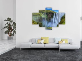 Obraz - Vodopád Seljalandsfoss (150x105 cm)