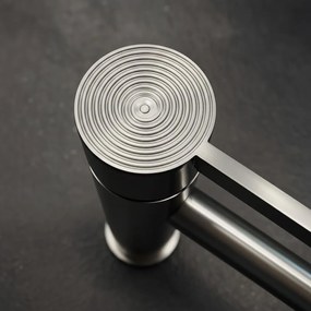 Rea Foster, vysoká umývadlová batéria h-285, brúsená oceľ, REA-B6324