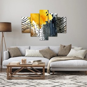 Obraz - Abstraktný akvarel (150x105 cm)